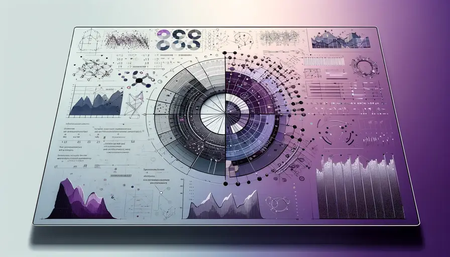Purple and grey-themed illustration of the role of clustering in machine learning from a mathematical perspective, featuring clustering diagrams and mathematical equations.