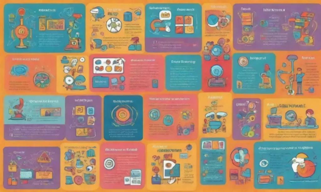 A modern design showcases vibrant colors and engaging visuals for machine learning
