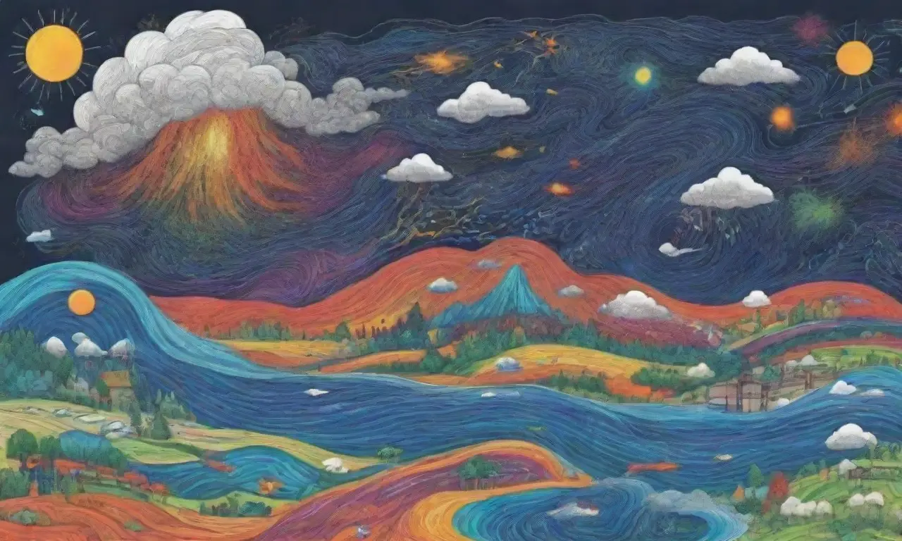 Complex weather patterns highlight natures chaos and the need for precise technology